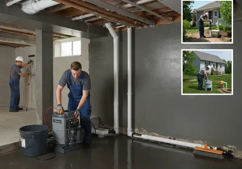 Basement Waterproofing and Flood Prevention process in East Lansing, MI